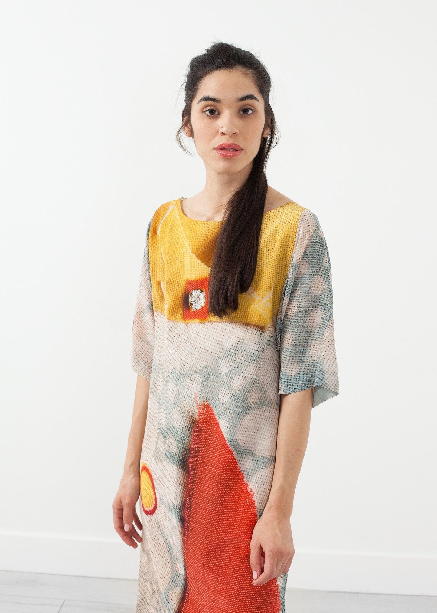 Copy of 3/4 Sleeve Kimono Dress