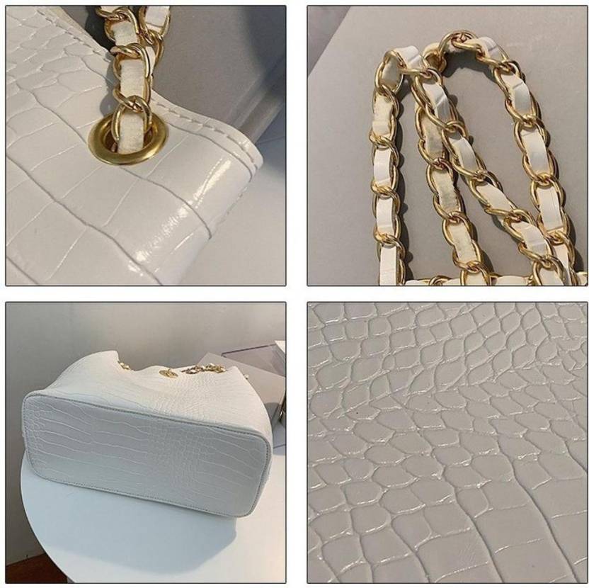 Women White Shoulder Bag