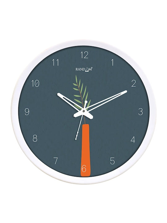 Round Solid 30.4 cm Analogue Wall Clock