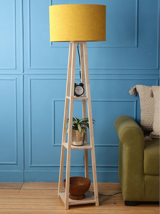 Solid Traditional 3-Tier Floor Lamp