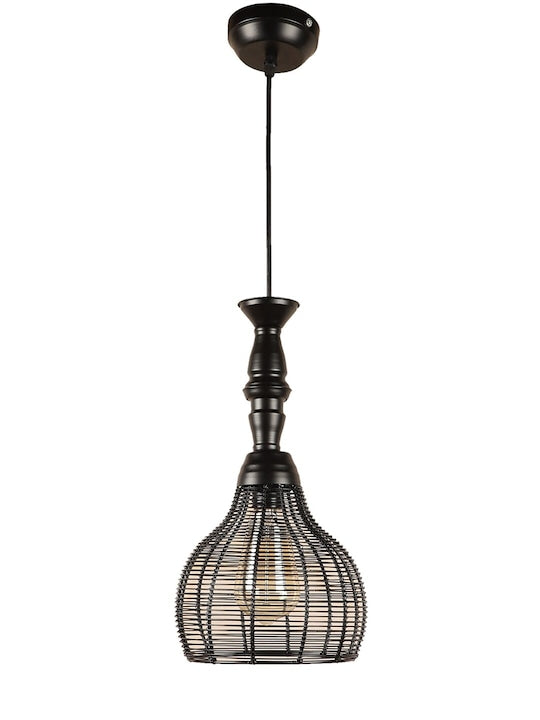 Black Iron Quirky Hanging Light