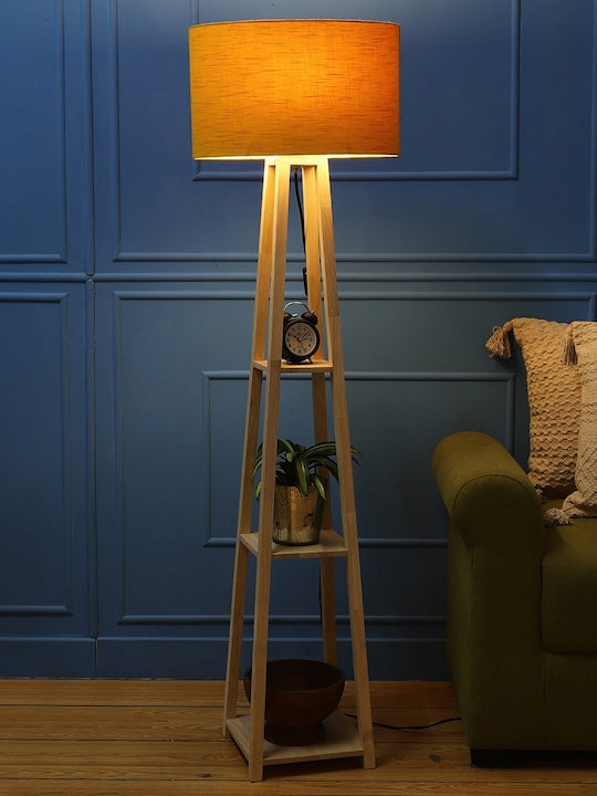 Solid Traditional 3-Tier Floor Lamp