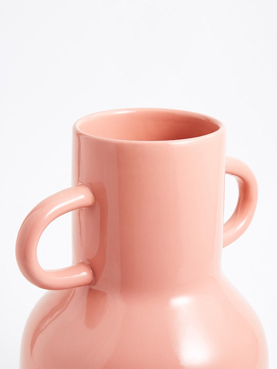 Colour Refresh Ceramic Vase With Handle
