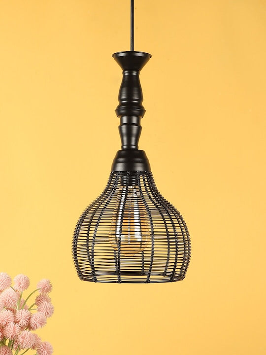 Black Iron Quirky Hanging Light