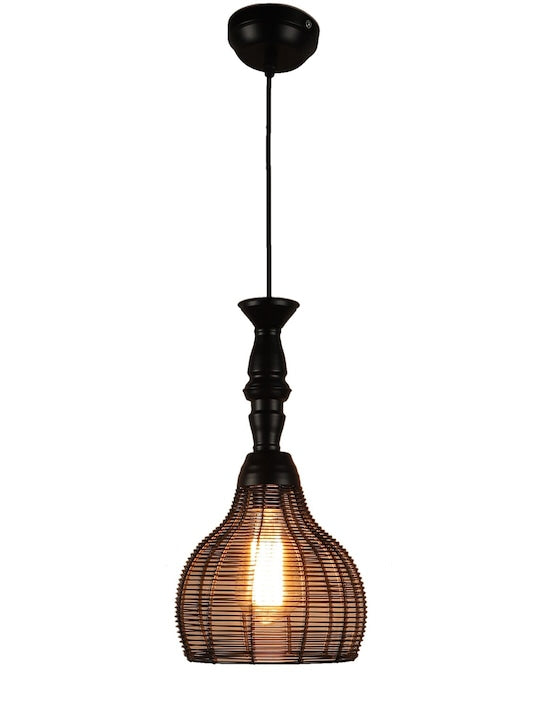 Black Iron Quirky Hanging Light