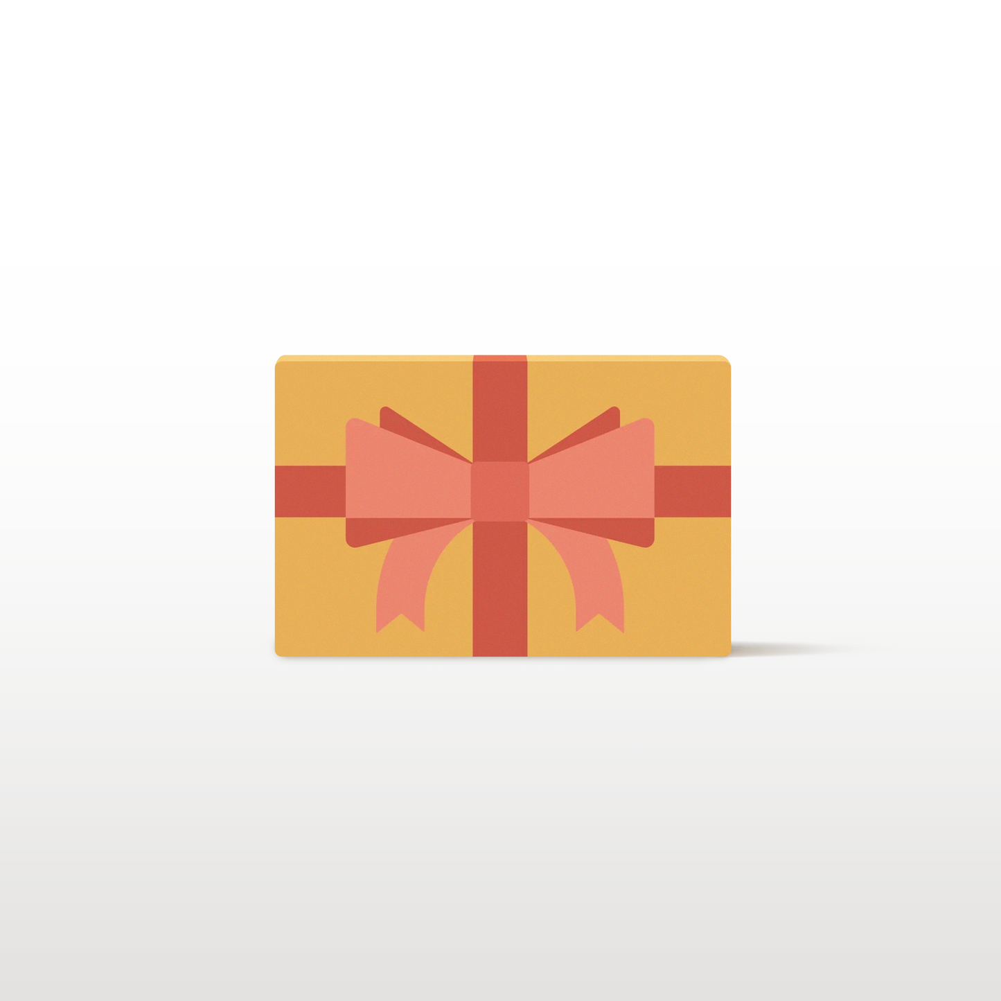 Gift card that shows text: Generated data gift card