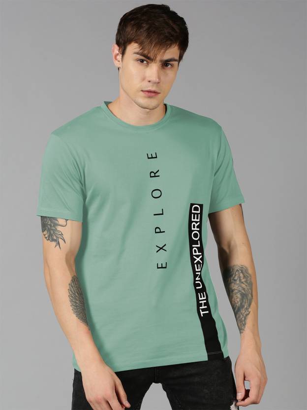 Men Typography Round Neck T- Shirt