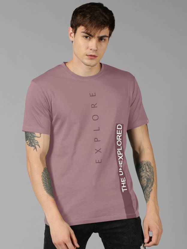Men Typography Round Neck T- Shirt