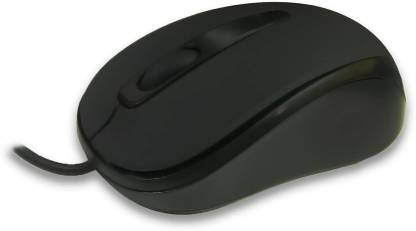 Sleek Contour Design with 3 Buttons and Adjustable DPI Up to 1200 Wired Optical Mouse