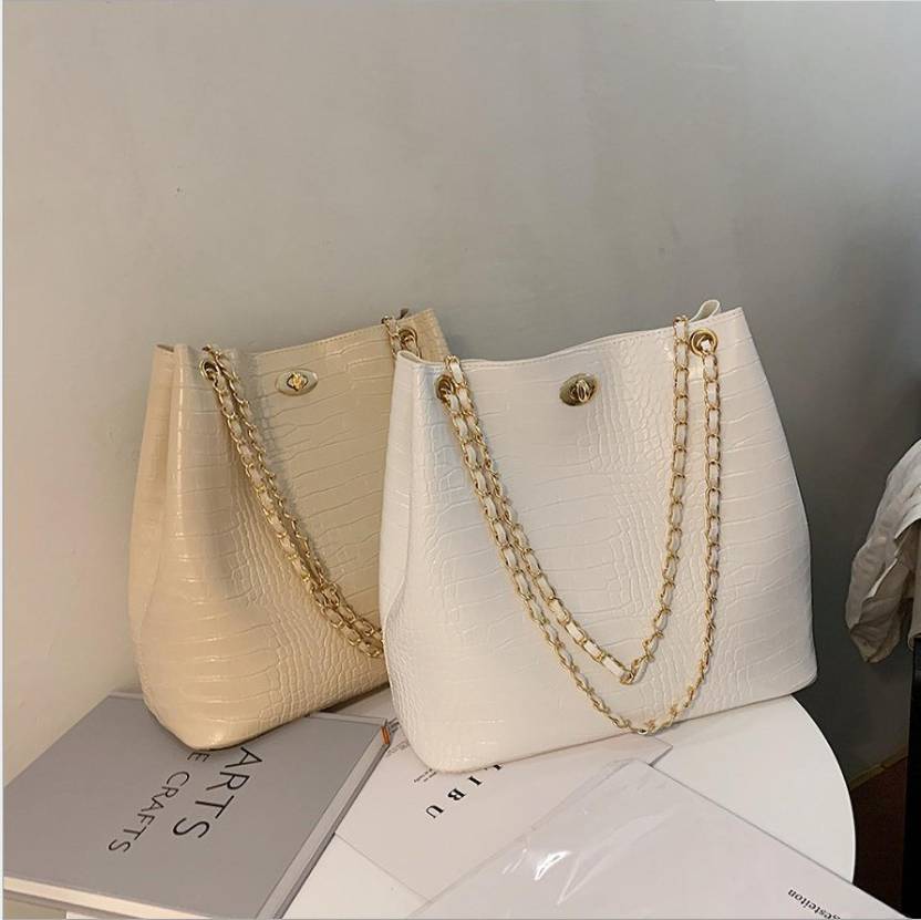 Women White Shoulder Bag