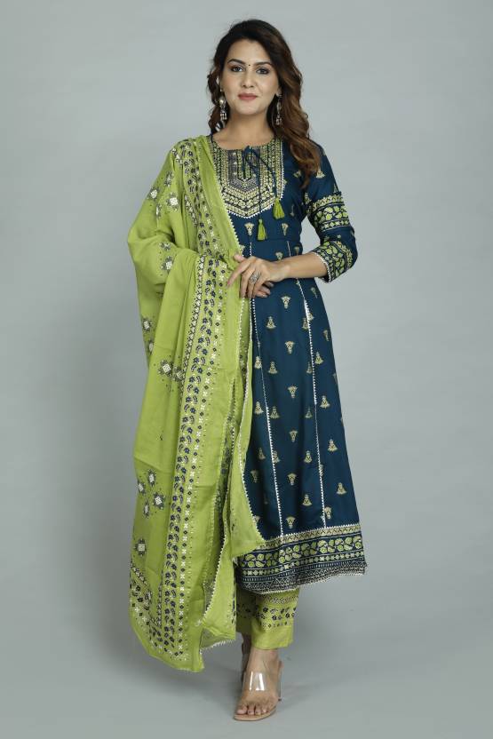 Kurta Pant Dupatta Set