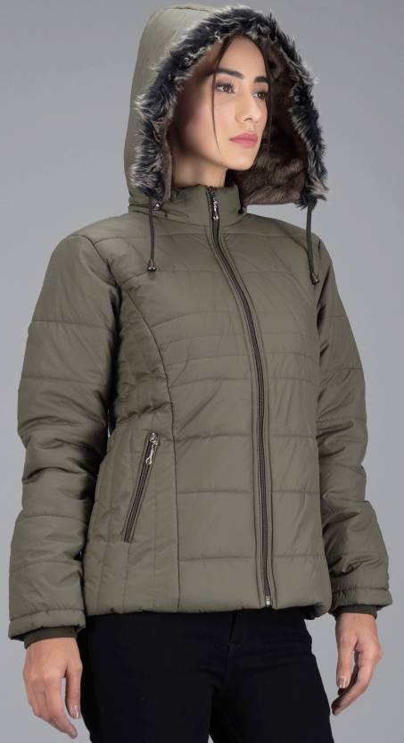 women winter jacket Women Solid Quilted Jacket